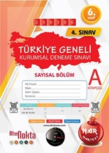 Nartest 6. Sınıf 4. Kurumsal Deneme Mayıs A Say Kod 230506