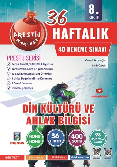 8. Sınıf Haftalık Din Kültürü Ve Ahlak Bilgisi Denemeleri