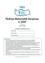 6. Sınıf Tmy Türkiye Matematik Sınavı 2503066